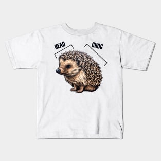 Hedgehog Chart Kids T-Shirt
